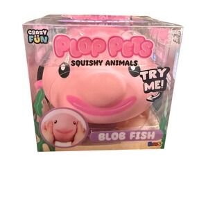 Crazy Fun Viral Plop Pets Squishy Animal  New Blob Fish Series 1 Squeeze Toy